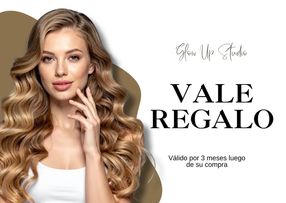 Tarjeta de vale regalo de Glow Up Studio